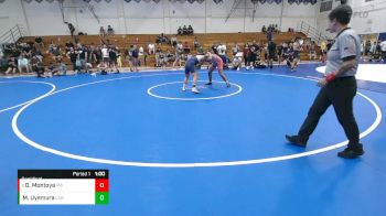 157 lbs Semifinal - Damian Montoya, Red Wave vs Mikel David Uyemura, OCRTC