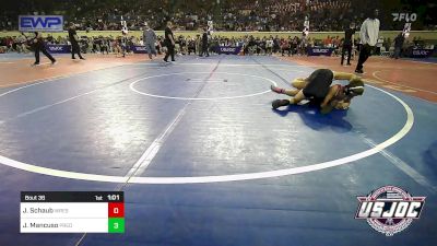 84 lbs Round Of 16 - Joshua Schaub, Wrestling Prep vs Jaxon Mancuso, Predator Wrestling