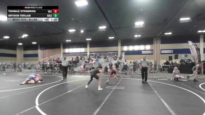 95 lbs Round Of 16 - Thomas Steinbeiss, Valiant College Prep vs Bryson Terlaje, Gold Rush Wr Ac
