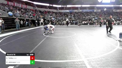 78 lbs Round Of 16 - Easton Tolley, King Select vs Cooper Johnson, Team Oklahoma