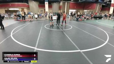 110 lbs Round 4 - D`Angelo Zuniga, NXT Level Wrestling Academy vs Kaleb Wilson, Amped Wrestling Club