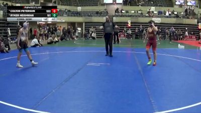 120 lbs Cons. Semi - Colton Peterson, Wayzata Wrestling Club vs Ryker Heishman, Big Game Wrestling Club