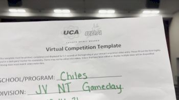 Chiles High School [JV Non Tumbling Game Day] 2021 UCA December Virtual Regional