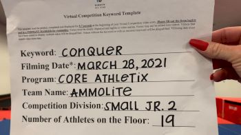 Core Athletix - Ammolite [L2 Junior - Small - B] 2021 Varsity All Star Winter Virtual Competition Series: Event V