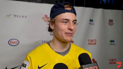 Love Härenstam Talks About Being Sweden's Shootout Hero In Net, Going to Gold-Medal Game At WJC