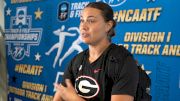 Stephanie Ratcliffe After Winning 2nd NCAA Hammer Throw Championship