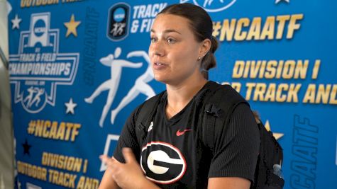 Stephanie Ratcliffe After Winning 2nd NCAA Hammer Throw Championship