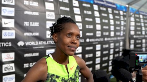 Faith Kipyegon After Losing the Prefontaine Classic Mile