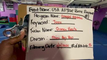Cowgirl Athletics Queen Bees [Mini - Hip Hop] 2021 USA Virtual Spirit Regional #2 and All Star Dance Regional #1