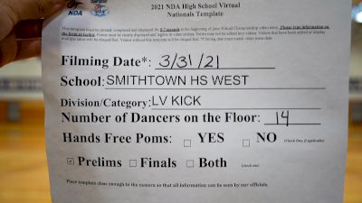 Smithtown High School West [Large Varsity Kick Virtual Prelims] 2021 NDA High School National Championship