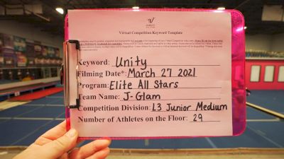 Elite All Stars - J-Glam [L3 Junior - Medium] 2021 Mid Atlantic Virtual Championship