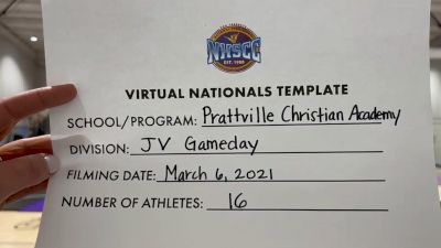 Prattville Christian Academy [Junior Varsity Game Day Virtual Finals] 2021 UCA National High School Cheerleading Championship