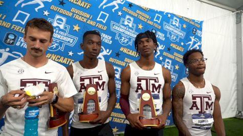Texas A&M Breaks Meet Record En Route To A 4x400m NCAA Title