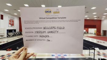 Williams Field High School [Medium Varsity] 2023 UCA & UDA December Virtual Challenge