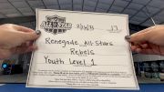 Renegade All Stars - REBELS [L1 Youth - D2 - Small - A] 2021 NCA All-Star Virtual National Championship