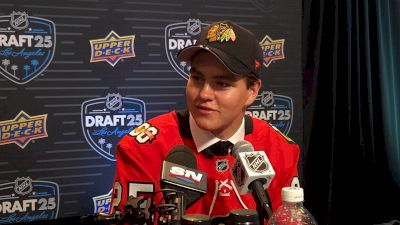 Anton Frondell Reacts To Going Third Overall To The Chicago Blackhawks At 2025 NHL Draft