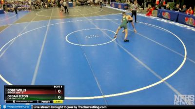 Cobe Wells&nbsp;over&nbsp;Degan Elton