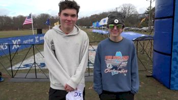 Sam Cooley and Avery Redfern Pre-Meet Brooks XC Northeast Championships