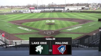 Replay: Lake Erie vs Malone - 2026 Lake Erie College vs Malone | Mar 25 @ 12 PM