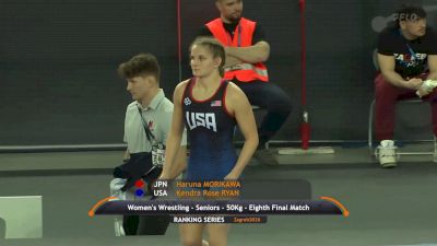 50 kg 1/8 Final - Kendra Ryan, USA vs Haruna Morikawa, JPN