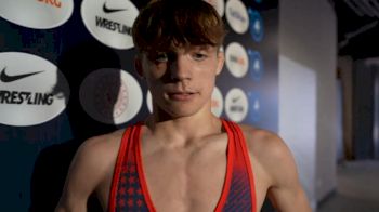 Marcus Blaze USA after MFS 55 kg semifinal win at 2023 U17 Worlds