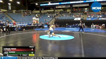 157 lbs Prelim Round 2 - Cyruss Meeks, CSU-Pueblo vs Jack Tangen, Lander