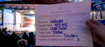 Cheer Factor - TROUBLE [L1 Tiny - Novice - Restrictions] 2021 Spirit Festival Virtual Nationals