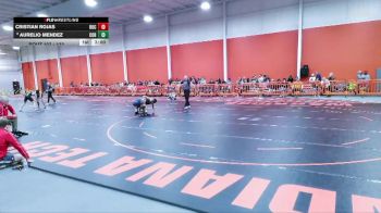 133 lbs Cons. Semi - Cristian Rojas, Rochester Christian University vs Aurelio Mendez, Cornerstone