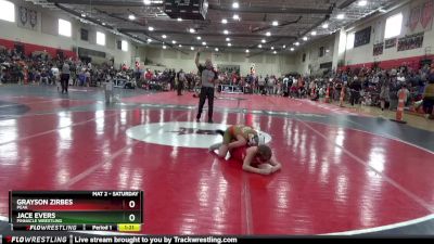 102 lbs Quarterfinal - Jace Evers, Pinnacle Wrestling vs Grayson Zirbes, PEAK