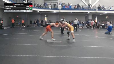 149 lbs Round Of 16 - Chris Martino, Princeton vs Cam Ice, Hofstra