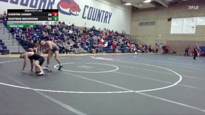 157 lbs Champ. Round 2 - Shaymus Macintosh, Clackamas Community College vs Karsten Jansen, Unattached