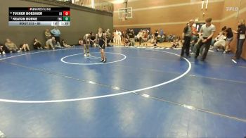 85 lbs Cons. Round 1 - Tucker Boesiger, Declo Stingers vs Keaton Borge, Emmett Wrestling Club