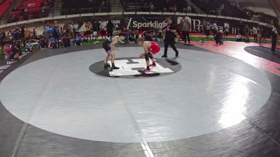 105 lbs Cons. Sub-semis - Boe Grimm, Idaho vs Landon Gustafson, Alaska