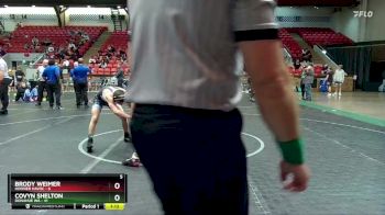 110 lbs Round 3 (4 Team) - Covyn Shelton, Donahue WA vs Brody Weimer, Hoosier Havoc