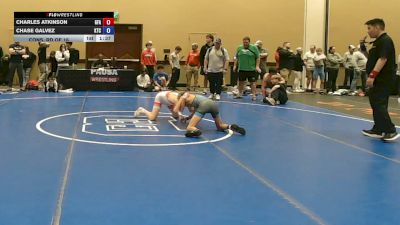 100 lbs Cons. Rd Of 16 - Charles Atkinson, Greens Farms Acasemy vs Chase Galvez, KD Training Center