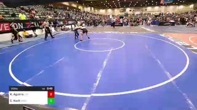 115 lbs Consi Of 64 #2 - Kade Aguirre, LA FAMILIA NEW MEXICO vs Caleb ...