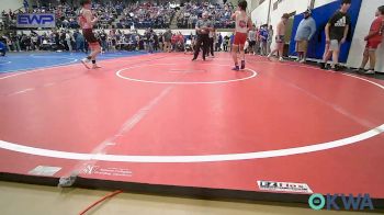 98 lbs Semifinal - Rylan Jenkins, Fort Gibson Youth Wrestling vs Keaton Chernisky, Broken Arrow