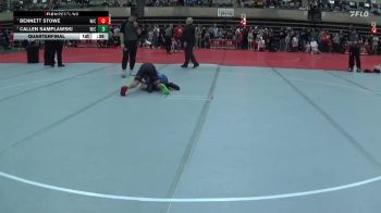 115 lbs Quarterfinal - Callen Samplawski, Chippewa Elite vs Bennett Stowe, Elk River