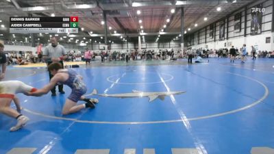 150 lbs 2nd Wrestleback (8 Team) - Dennis Barker, HANOVER HAWKEYE vs Aiden Campbell, EASTERN CAROLINA WRESTLING ACADEMY
