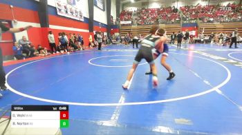 120 lbs Consi Of 8 #1 - Grant Wohl, Bixby HS Boys vs Blake Norton, Sand Springs HS