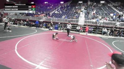58 lbs 3rd Place - Connor Sears, Sanderson Wrestling Academy vs Rowdy Baxter, Eastside United
