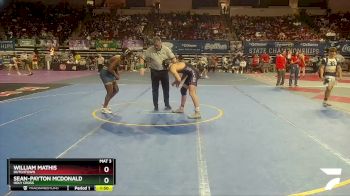 D 1 175 lbs Quarterfinal - William Mathis, Dutchtown vs Sean-Payton McDonald, Holy Cross