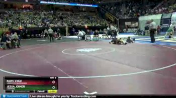 110 lbs Semifinal - Faith Cole, Lafayette (Wildwood) vs Jessa Joiner, Lebanon