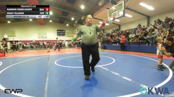 35 lbs Round Of 16 - Kannon Engelhardt, Mojo Grappling Academy vs Noah Tillison, Fort Gibson Youth Wrestling