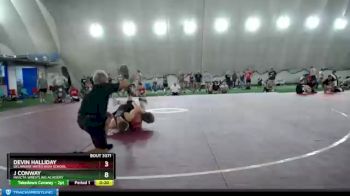 163 lbs Quarterfinal - J Conway, Invicta Wrestling Academy vs Devin Halliday, Delaware Hayes High School