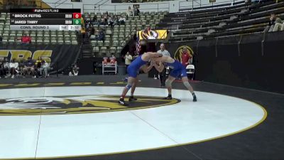 184 lbs Cons. Round 3 - Jared Thiry, South Dakota State vs Brock Fettig, South Dakota State