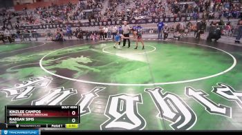 68-74 lbs Round 3 - Kinzlee Campos, Sunnyside Ironman Wrestling vs Raegan Sims, Idaho