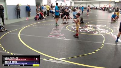 49 lbs Cons. Round 2 - Boone Oden, Soldotna Whalers Wrestling Club vs Noble Keller, Bethel Freestyle Wrestling Club