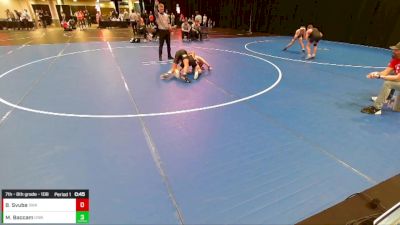 7th - 8th grade - 108 Cons. Round 2 - Beckett Svuba, Siouxland Wrestling Academy vs Maxwell Baccam, Ubasa Wrestling Academy