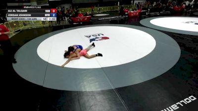 144 lbs Cons. Sub-rd Of 32 - Ali Al Talqani, Valhalla High School Wrestling vs Jordan Johnson, McKinleyville Freestyle Wrestling Club